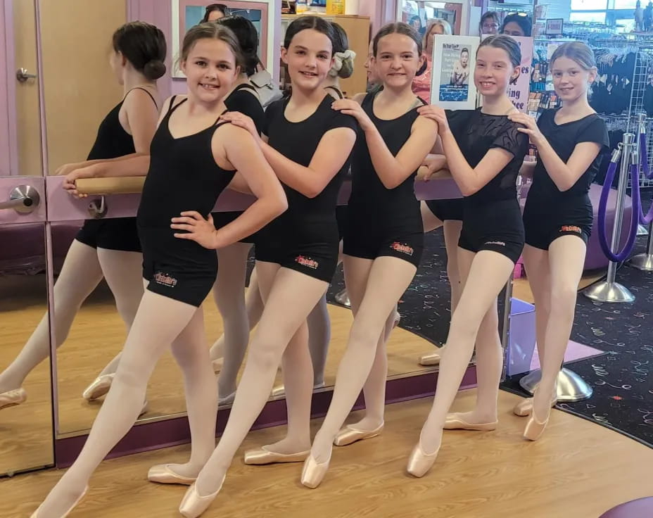 a group of women dancing