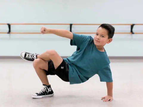 a boy on ice skates