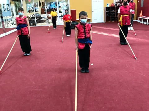 a group of people in clothing