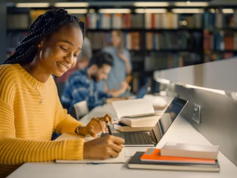 a person working on the laptop