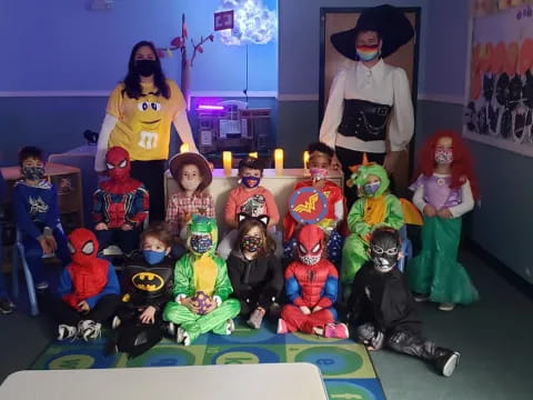 a group of people in clothing