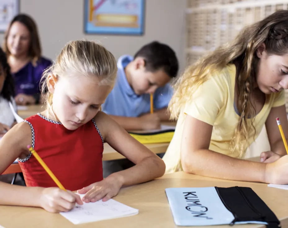 a group of children in a classroom