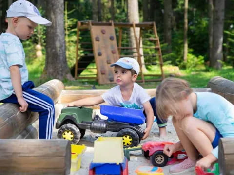 kids playing with toys