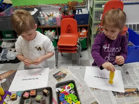 kids playing with toys