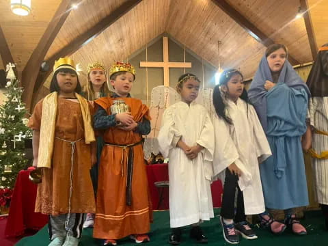 a group of people in clothing