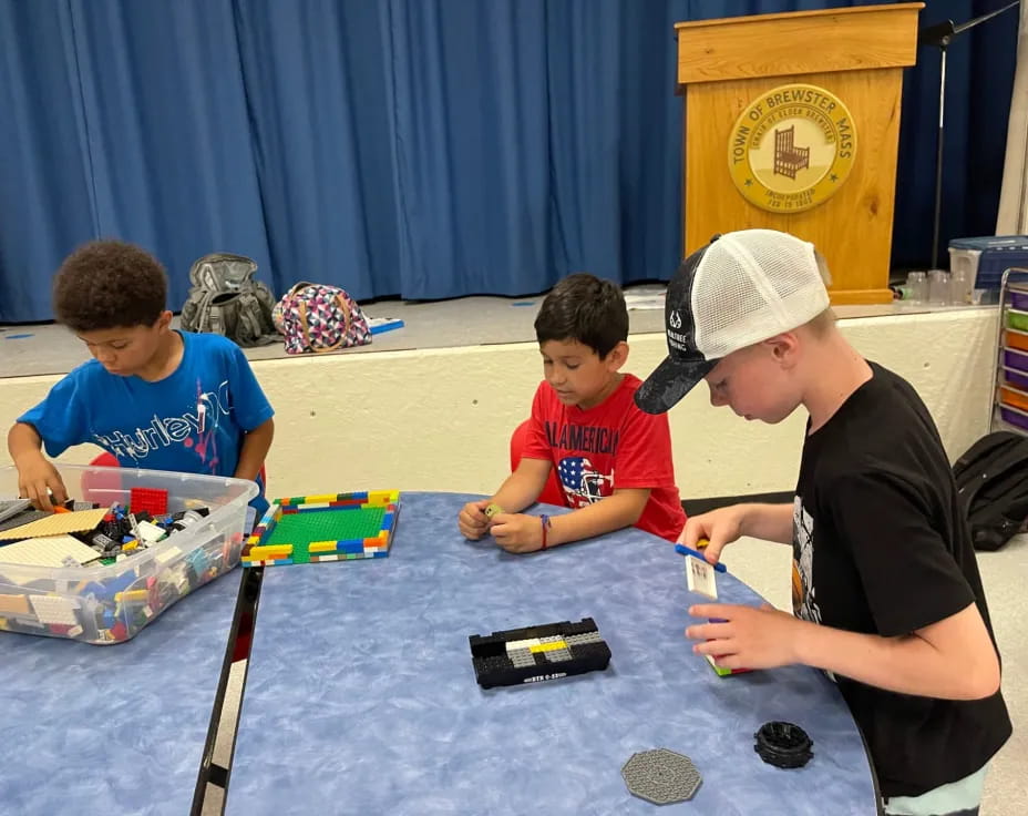 a group of people playing a game