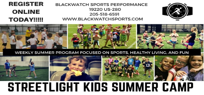 a collage of a boy and girl playing football