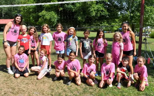a group of children posing for a photo