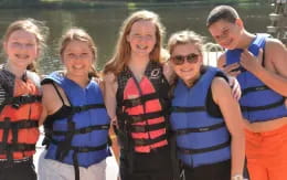 a group of people posing for a photo