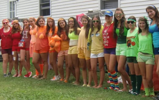 a group of people posing for a photo