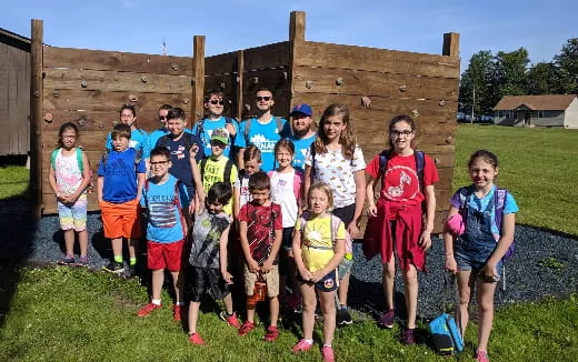 a group of people posing for a photo