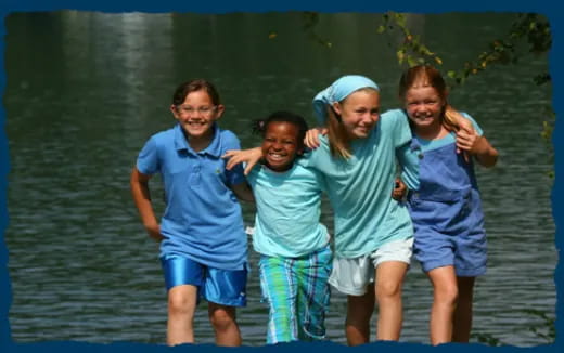 a group of people posing for the camera