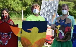 a group of people wearing clothing