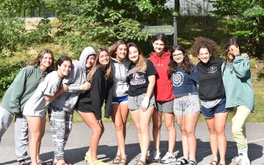 a group of people posing for a photo