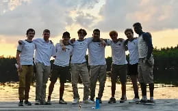 a group of men standing together