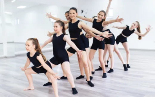 a group of women dancing