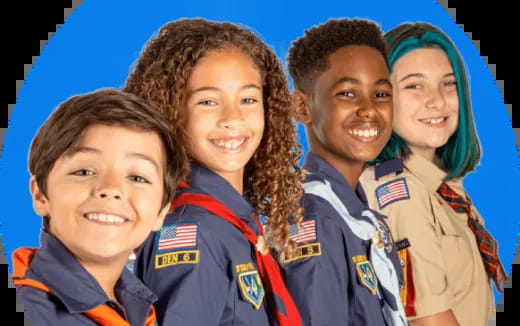 a group of people posing for the camera