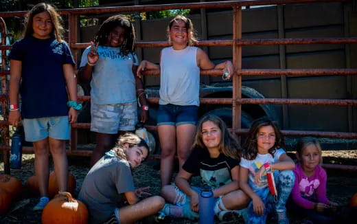 a group of children posing for a photo