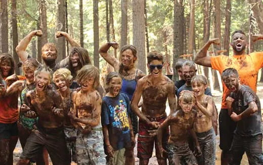 a group of people posing for a photo