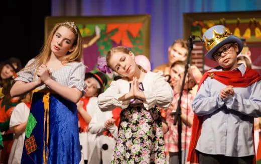 a group of people in clothing