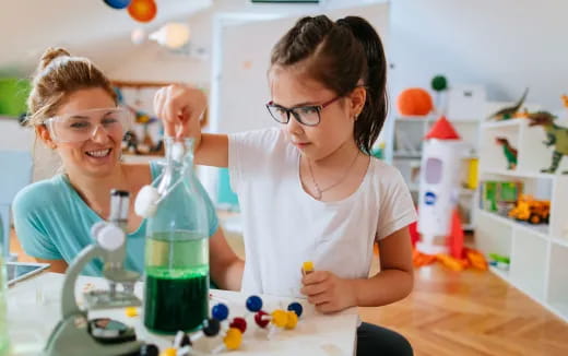 a few women in a lab
