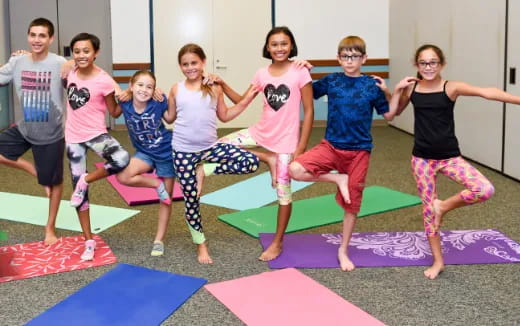 a group of people posing for a photo