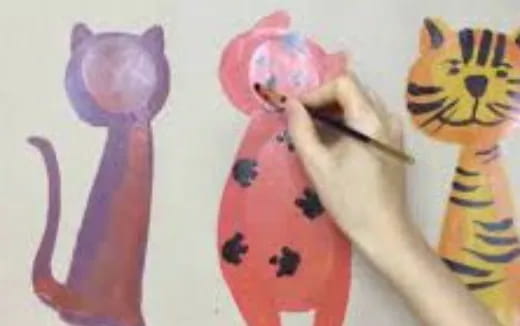 a group of clay vases