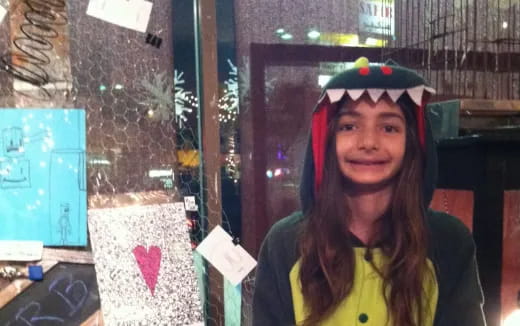 a person wearing a hat