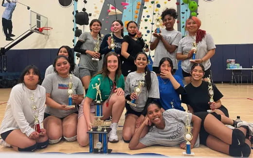 a group of people posing for a photo