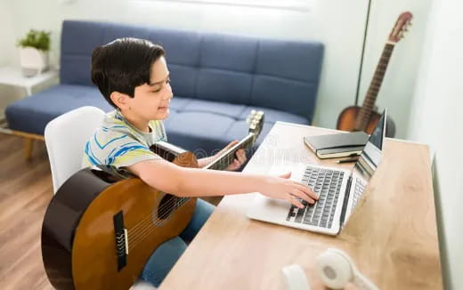 a person using a laptop