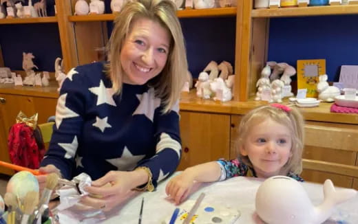 a person and a child