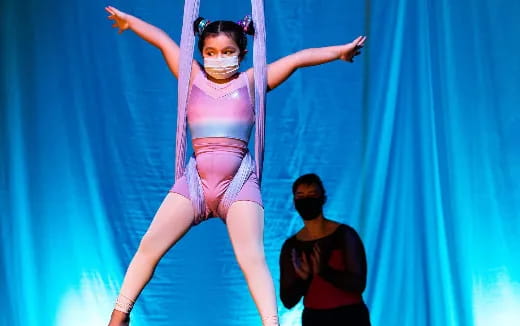 a woman in a garment