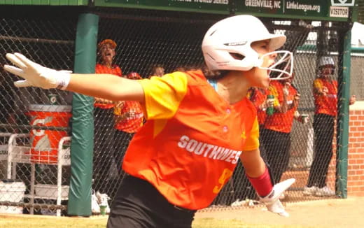 a person wearing a helmet