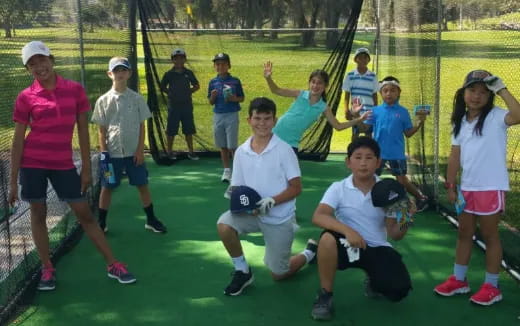 a group of people posing for a photo