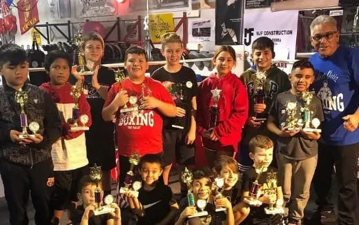 a group of people posing for a photo