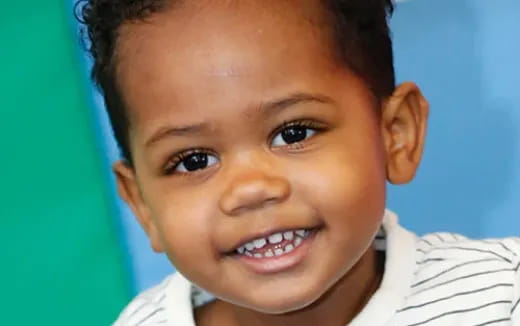 a close-up of a baby