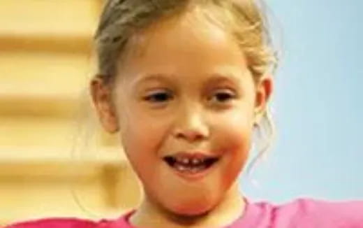 a close-up of a child