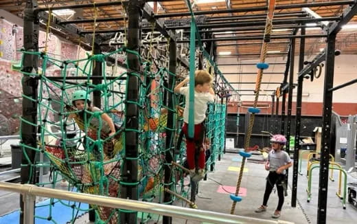 a group of people working in a factory