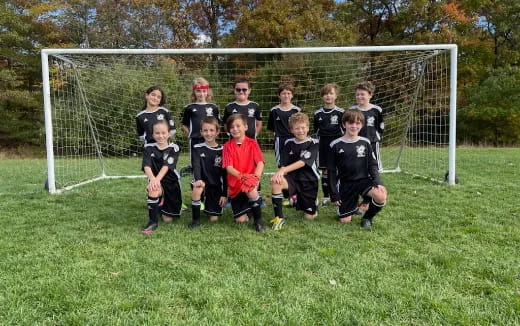 a group of kids in uniform