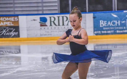 a woman wearing a leotard