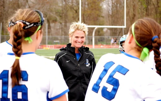a group of people on a field