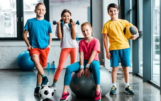 a group of people posing for a photo