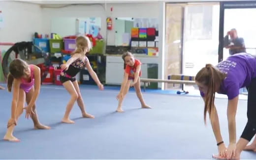 a group of girls dancing