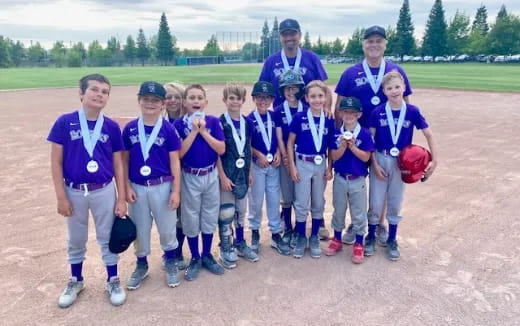 a group of people posing for a photo