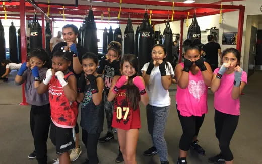 a group of people posing for a photo