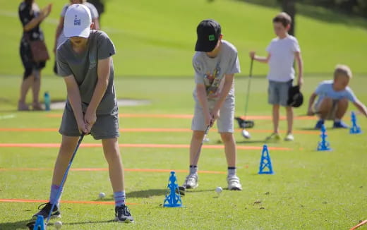 a group of people playing a sport