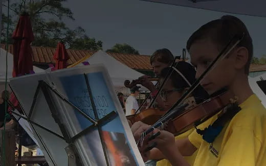 a person playing a musical instrument