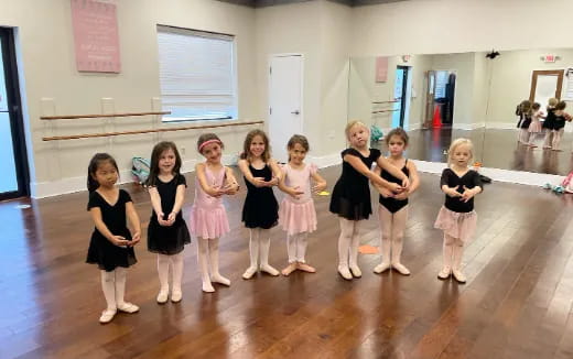 a group of girls in a room