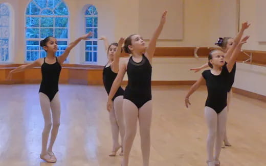 a group of women dancing