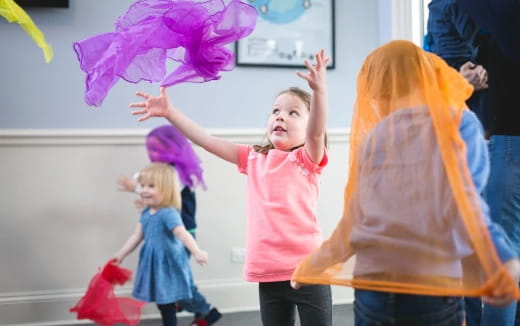 a group of children in clothing